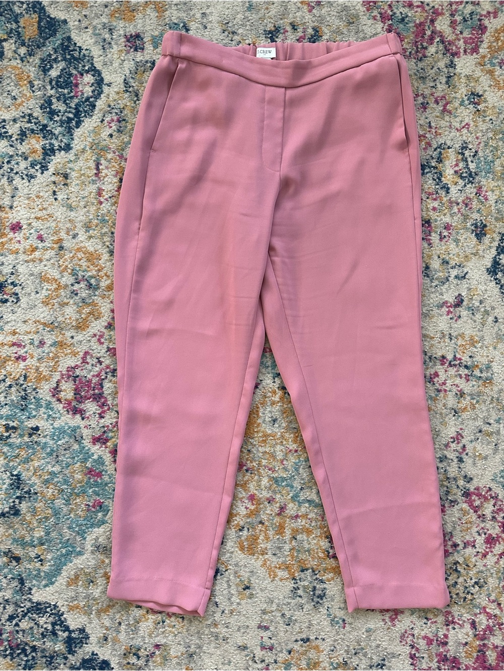 J. Crew Dusty Rose Cropped Dress Pants. Size 10. 💗